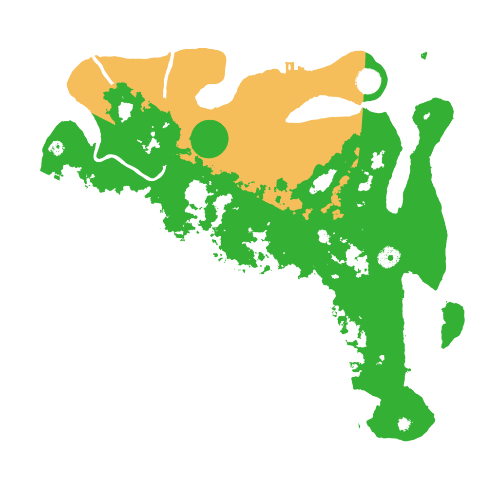 Biome Rust Map: Procedural Map, Size: 3500, Seed: 1788659834