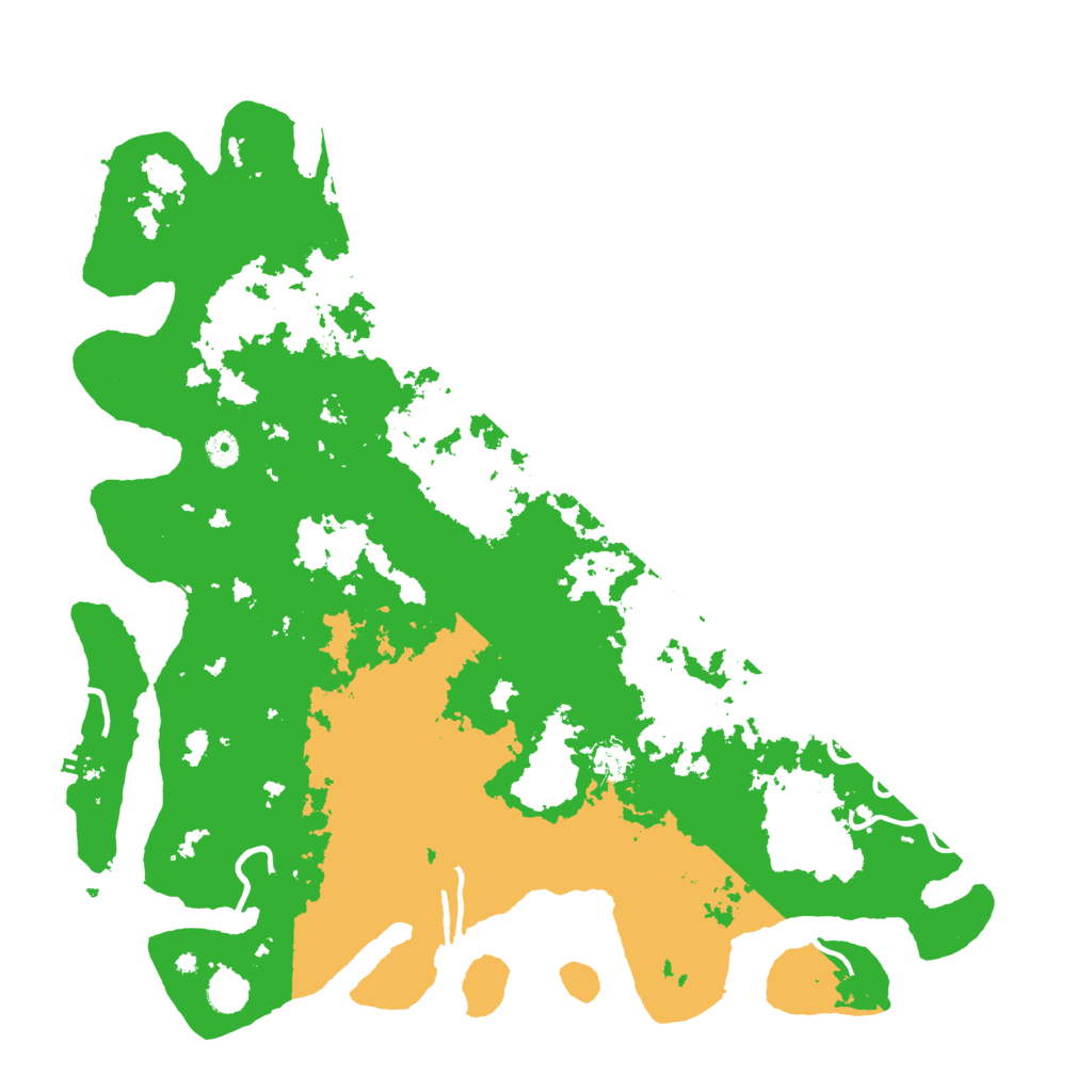 Biome Rust Map: Procedural Map, Size: 4800, Seed: 6554812