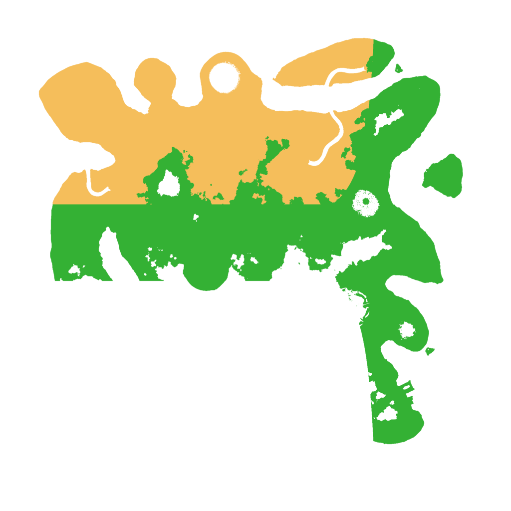 Biome Rust Map: Procedural Map, Size: 3000, Seed: 192031