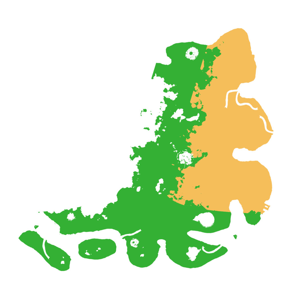 Biome Rust Map: Procedural Map, Size: 3500, Seed: 1667144308