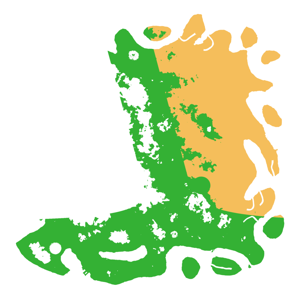 Biome Rust Map: Procedural Map, Size: 4500, Seed: 2091924885