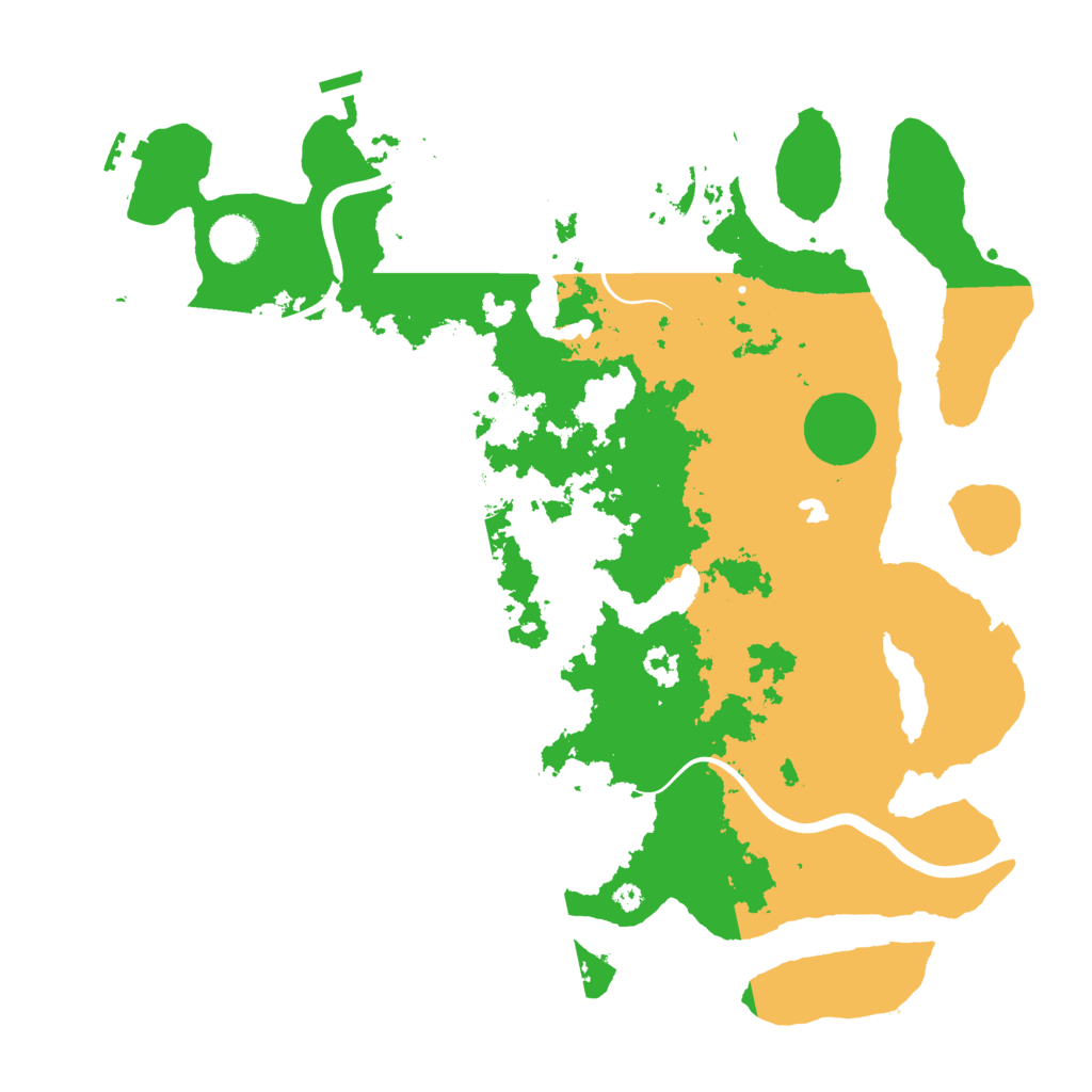 Biome Rust Map: Procedural Map, Size: 4000, Seed: 12221