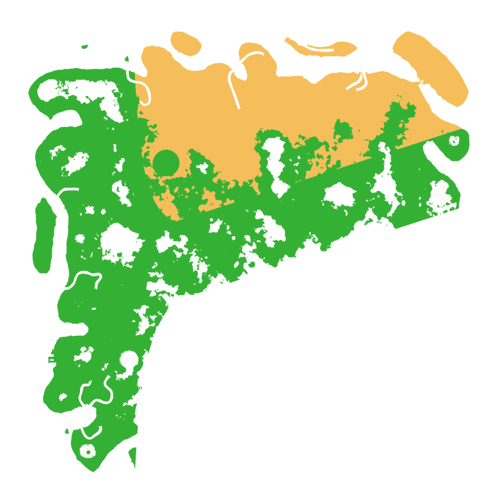 Biome Rust Map: Procedural Map, Size: 5000, Seed: 4928959