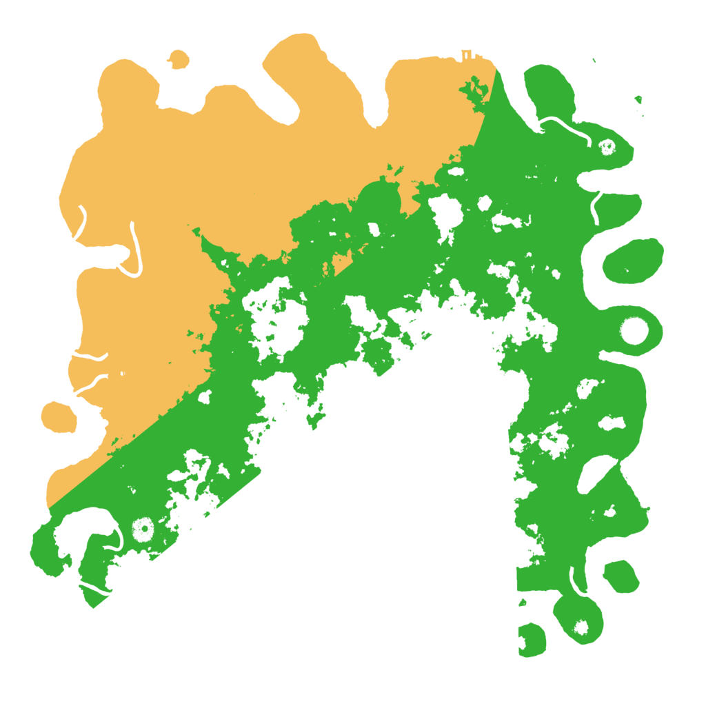 Biome Rust Map: Procedural Map, Size: 4500, Seed: 572464332