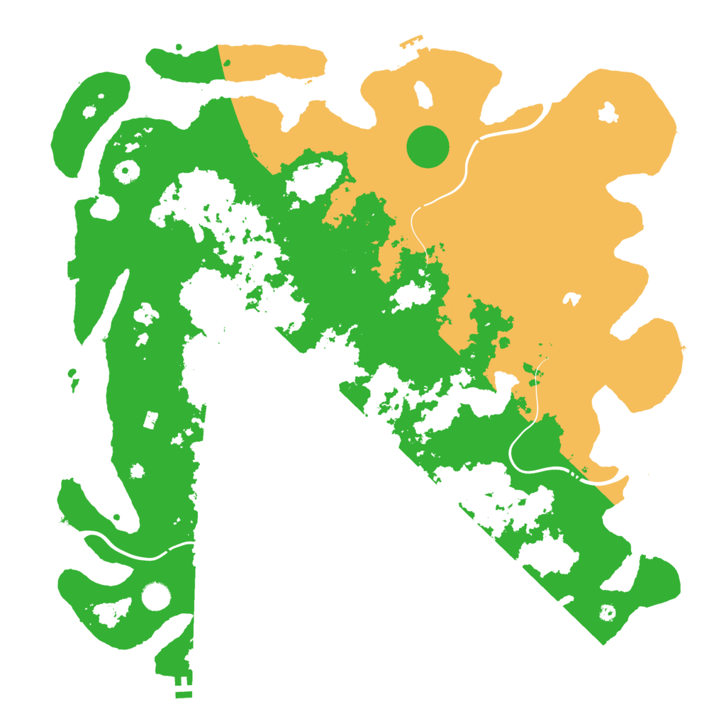 Biome Rust Map: Procedural Map, Size: 4500, Seed: 653852688