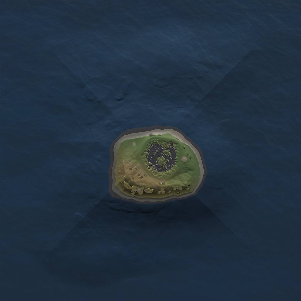 Rust Map: Procedural Map, Size: 1000, Seed: 777749631, 3 Monuments