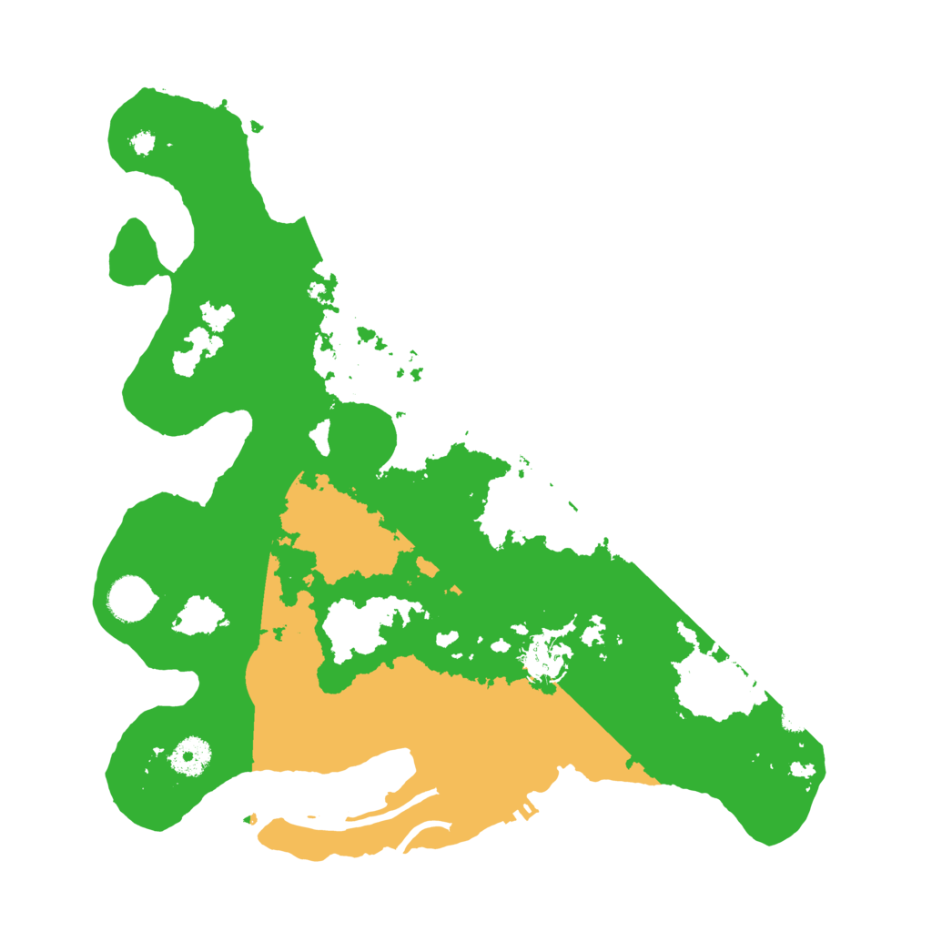 Biome Rust Map: Procedural Map, Size: 3600, Seed: 346546570