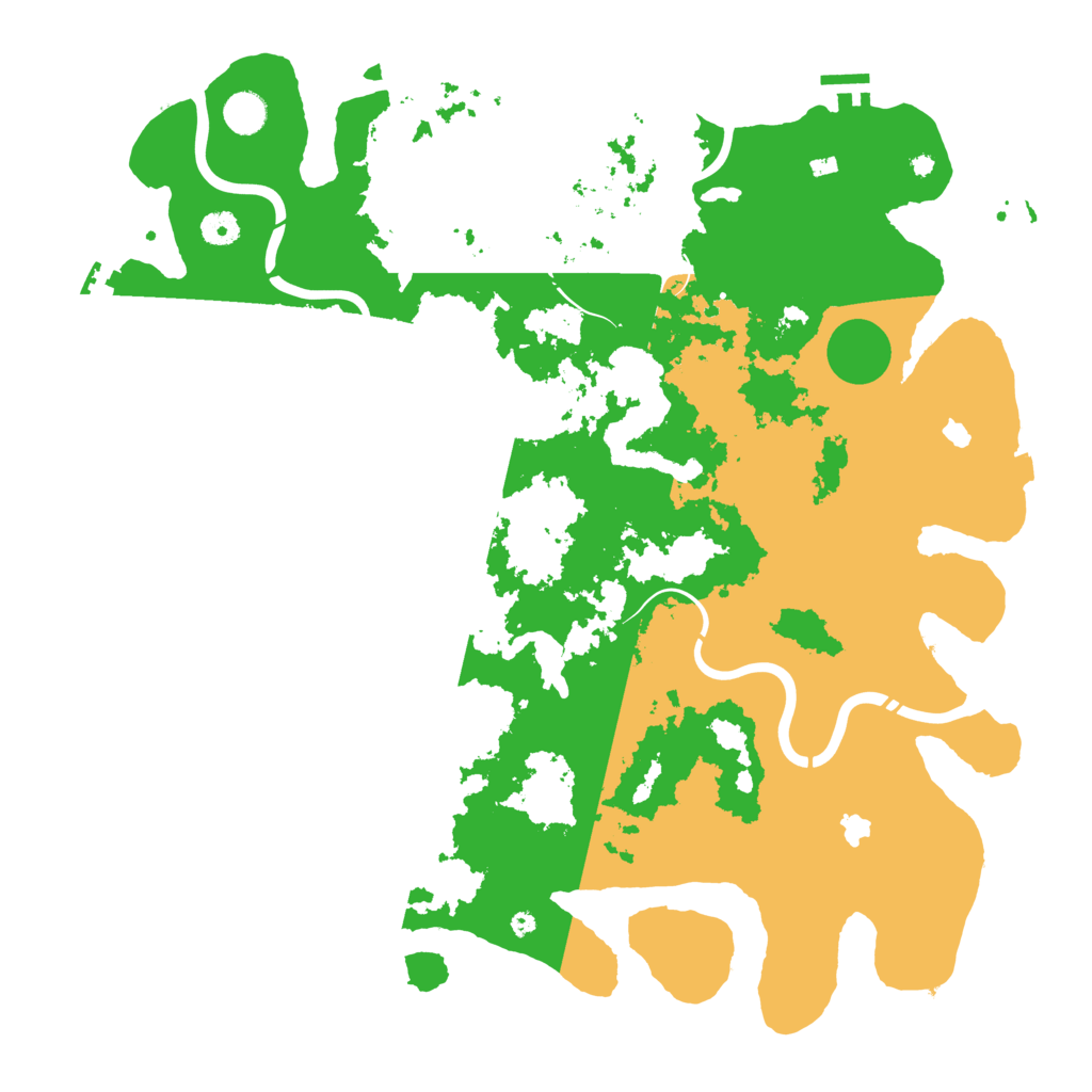 Biome Rust Map: Procedural Map, Size: 4500, Seed: 12378952