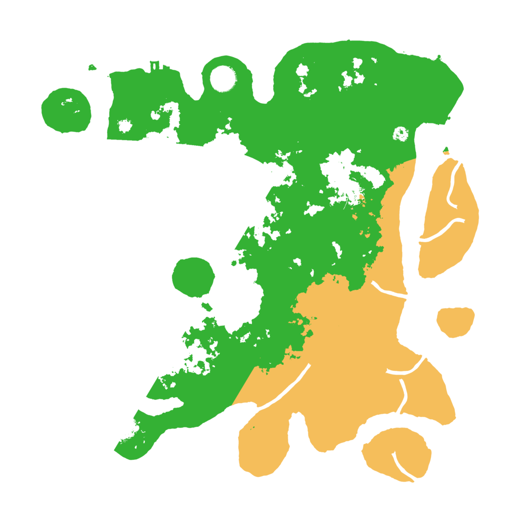 Biome Rust Map: Procedural Map, Size: 3500, Seed: 538573992