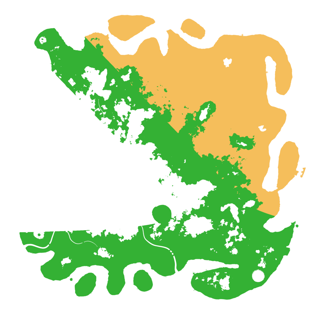 Biome Rust Map: Procedural Map, Size: 4550, Seed: 1888888888