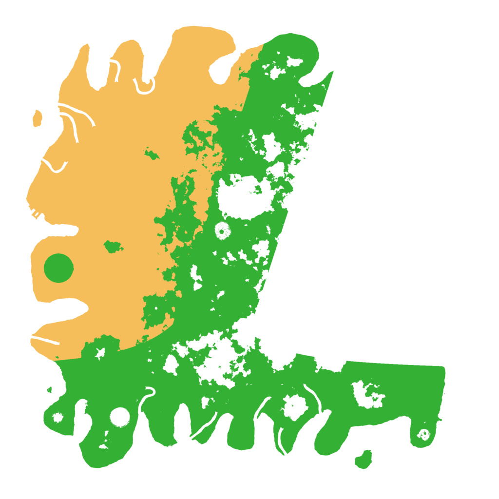 Biome Rust Map: Procedural Map, Size: 4500, Seed: 1263025557