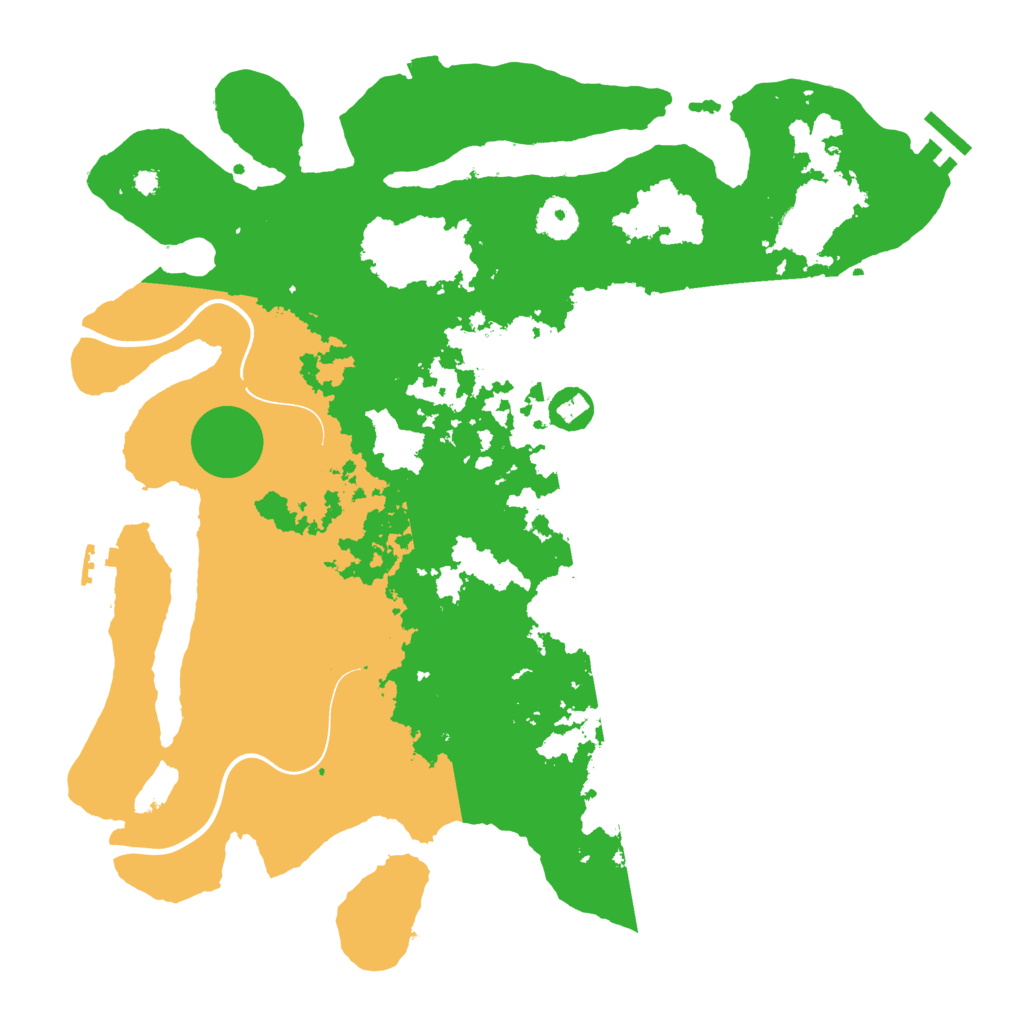 Biome Rust Map: Procedural Map, Size: 3750, Seed: 460007198
