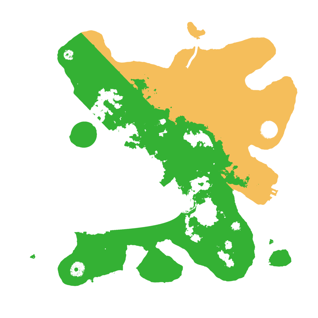 Biome Rust Map: Procedural Map, Size: 3250, Seed: 110