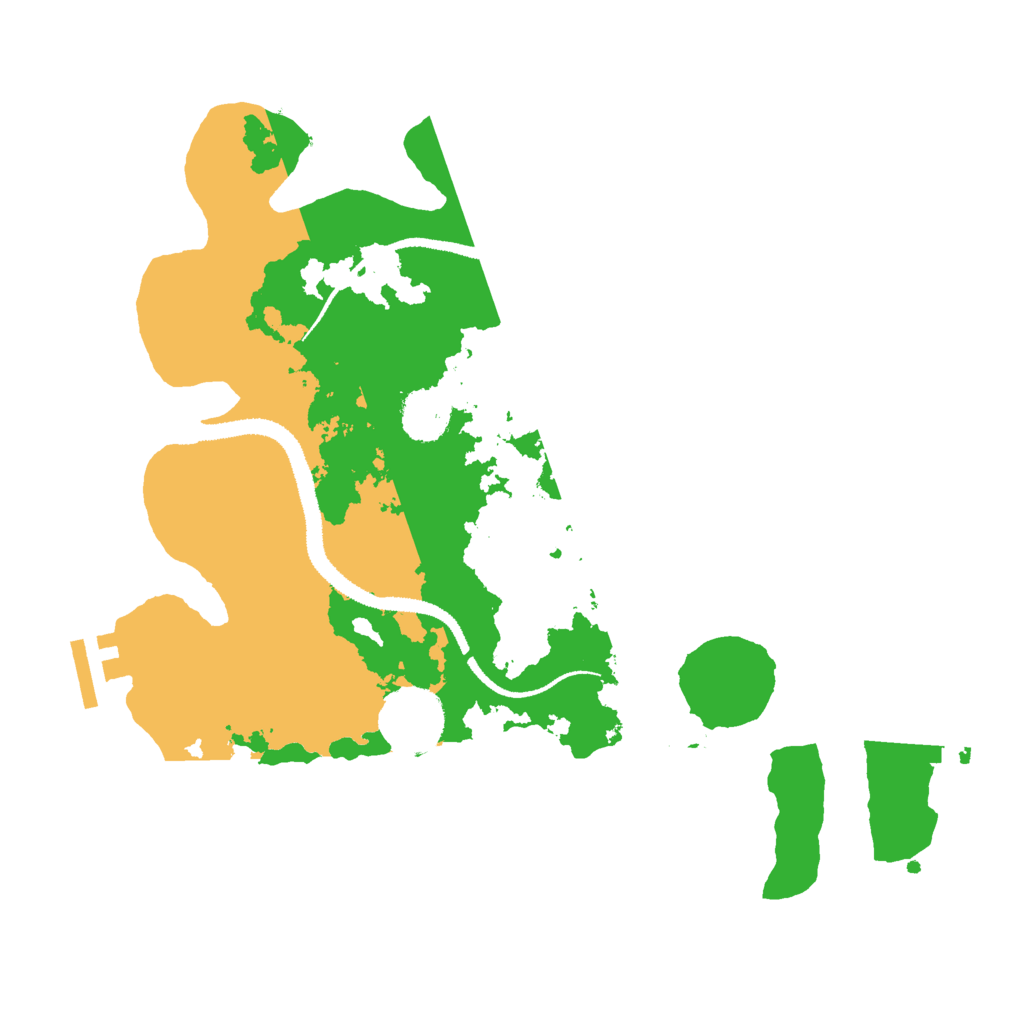 Biome Rust Map: Procedural Map, Size: 3000, Seed: 21243