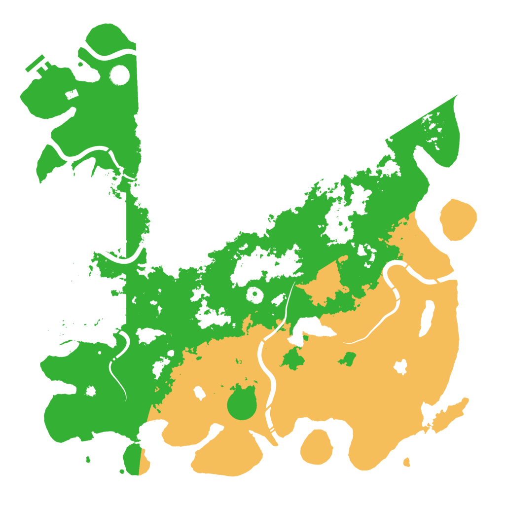 Biome Rust Map: Procedural Map, Size: 4500, Seed: 1015372242