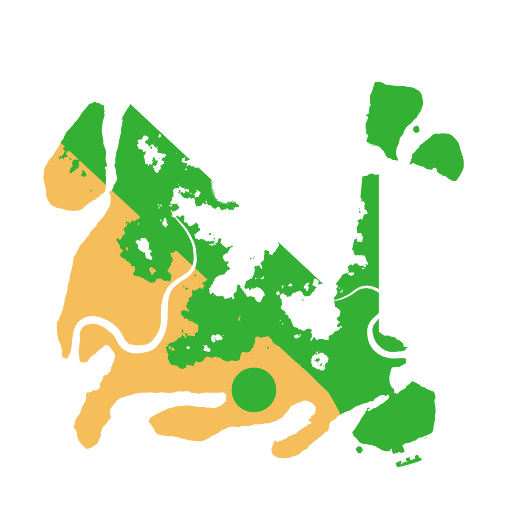 Biome Rust Map: Procedural Map, Size: 3000, Seed: 92299000