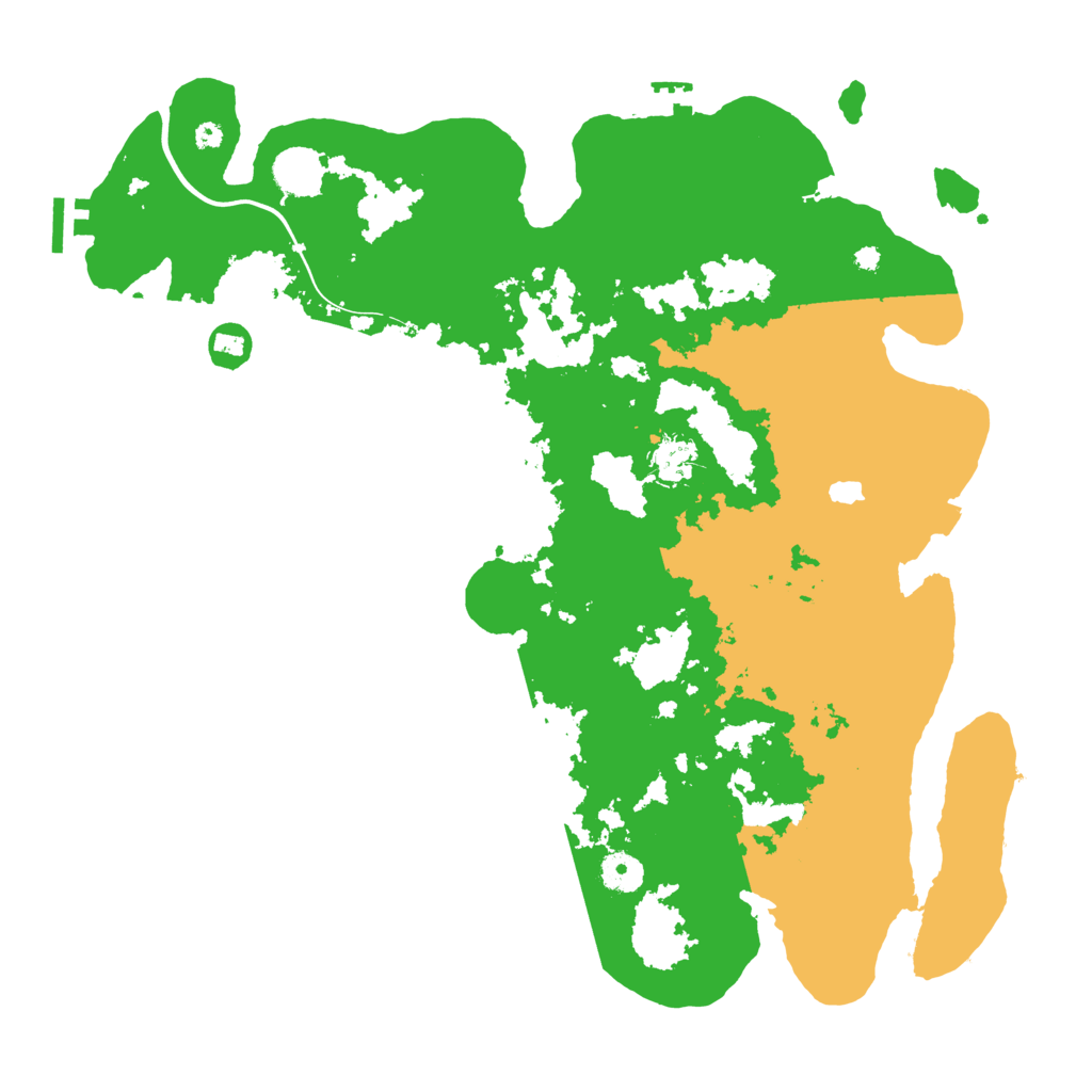 Biome Rust Map: Procedural Map, Size: 4000, Seed: 100631