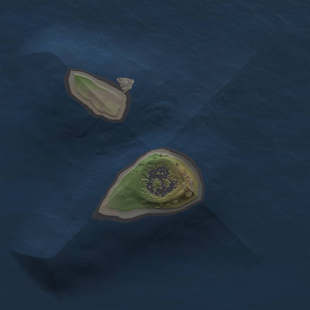 Rust Map: Procedural Map, Size: 1000, Seed: 607097135, 3 Monuments