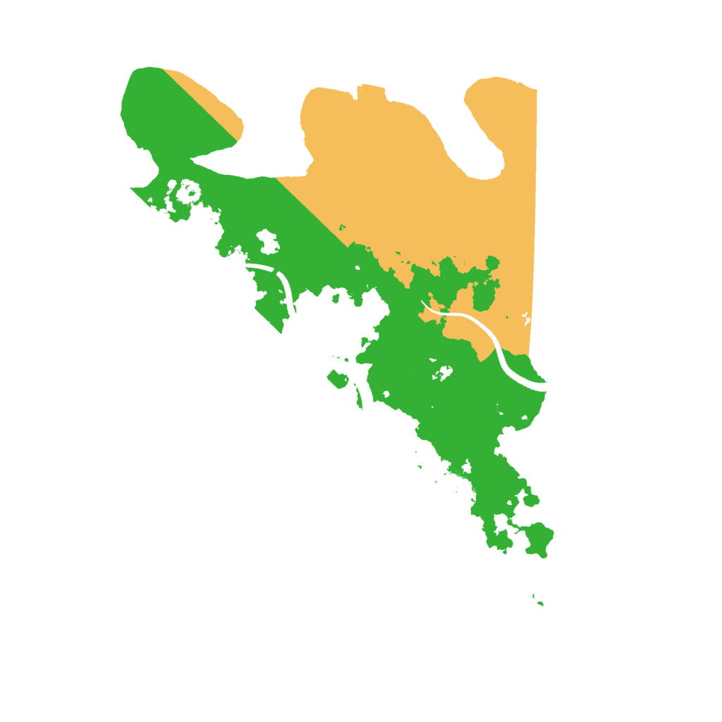 Biome Rust Map: Procedural Map, Size: 3000, Seed: 17807