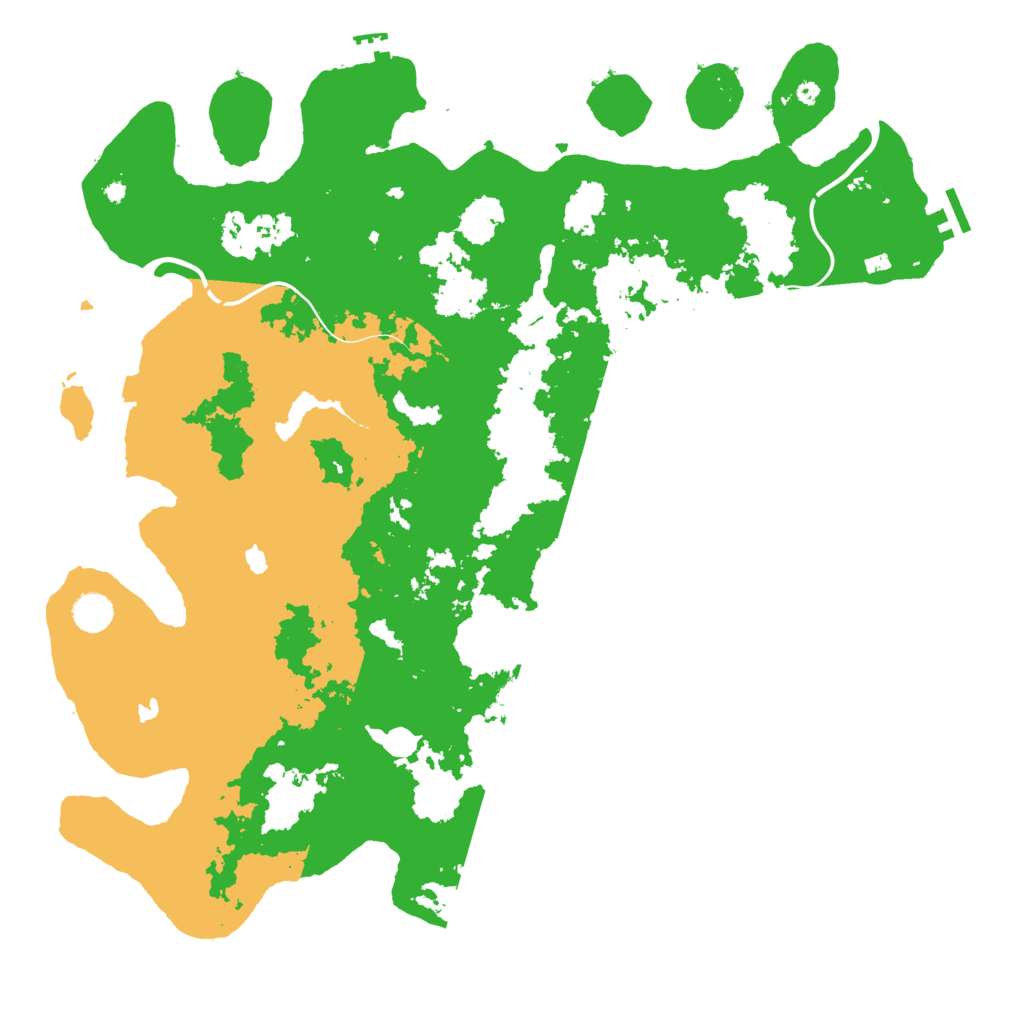 Biome Rust Map: Procedural Map, Size: 4500, Seed: 486269089