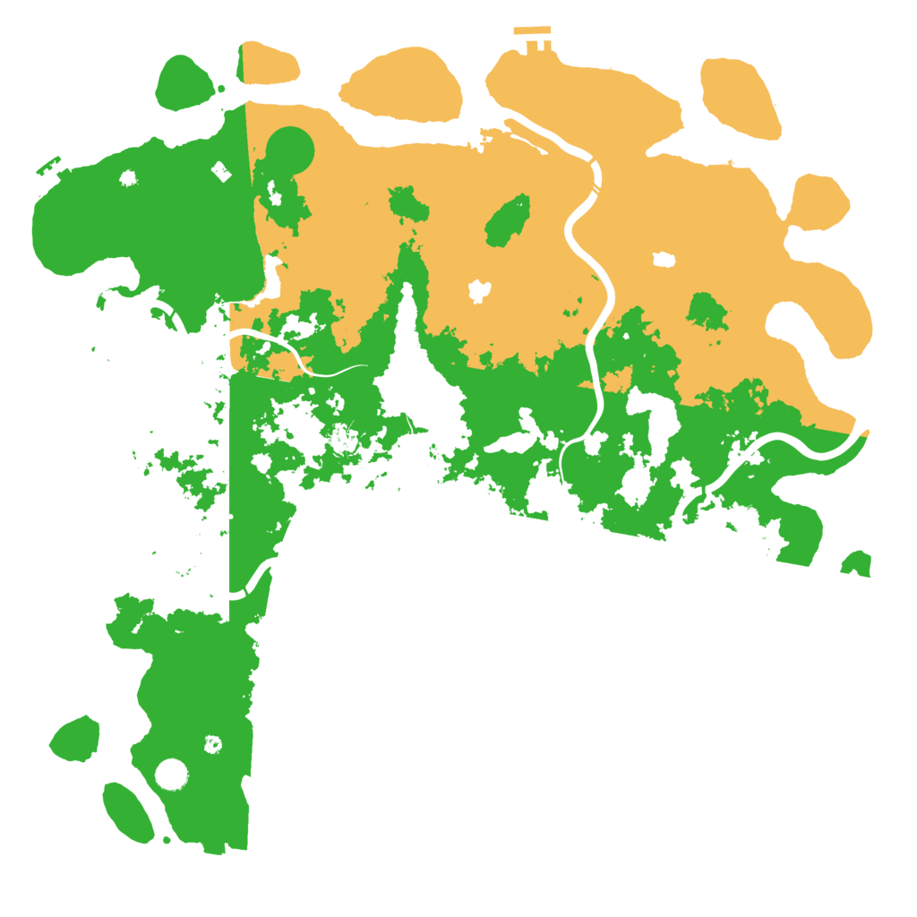 Biome Rust Map: Procedural Map, Size: 5000, Seed: 44271