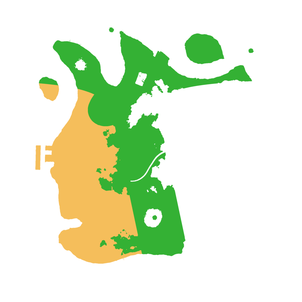 Biome Rust Map: Procedural Map, Size: 2500, Seed: 31426