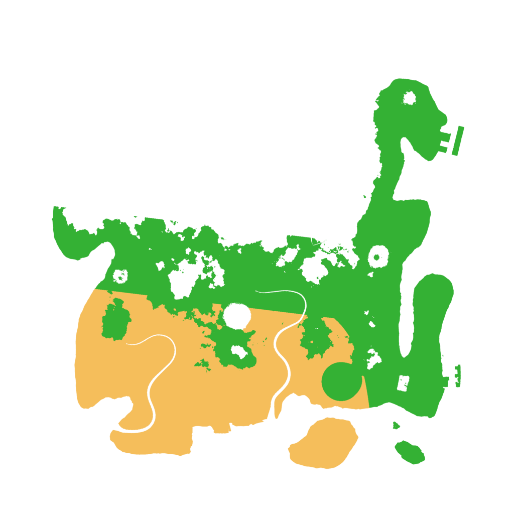Biome Rust Map: Procedural Map, Size: 3500, Seed: 248229382