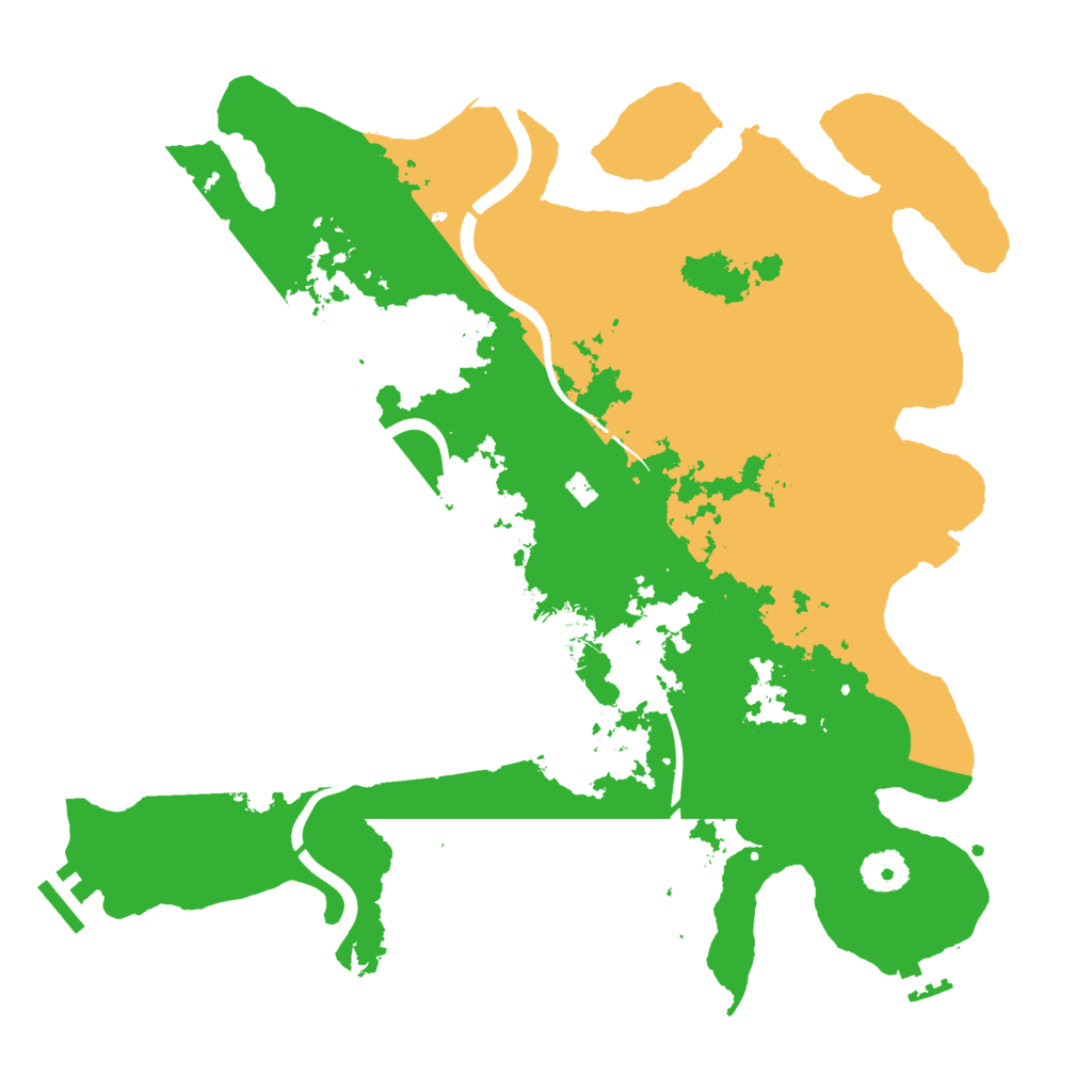 Biome Rust Map: Procedural Map, Size: 3650, Seed: 435252352