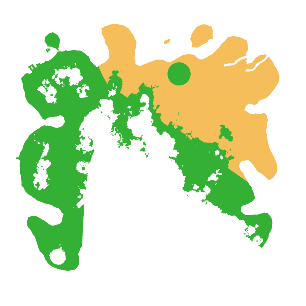 Biome Rust Map: Procedural Map, Size: 3500, Seed: 1588165076