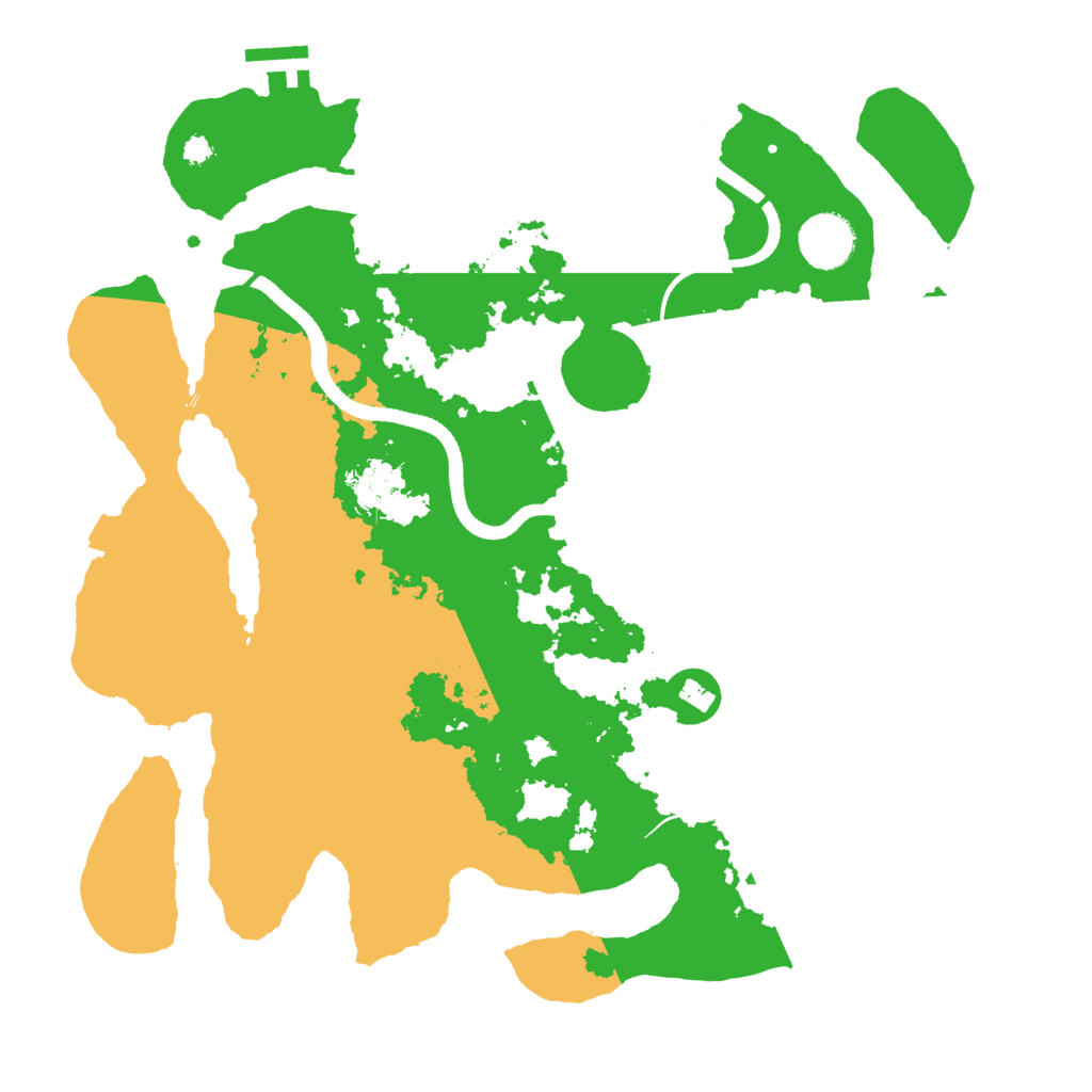 Biome Rust Map: Procedural Map, Size: 3500, Seed: 1128752728