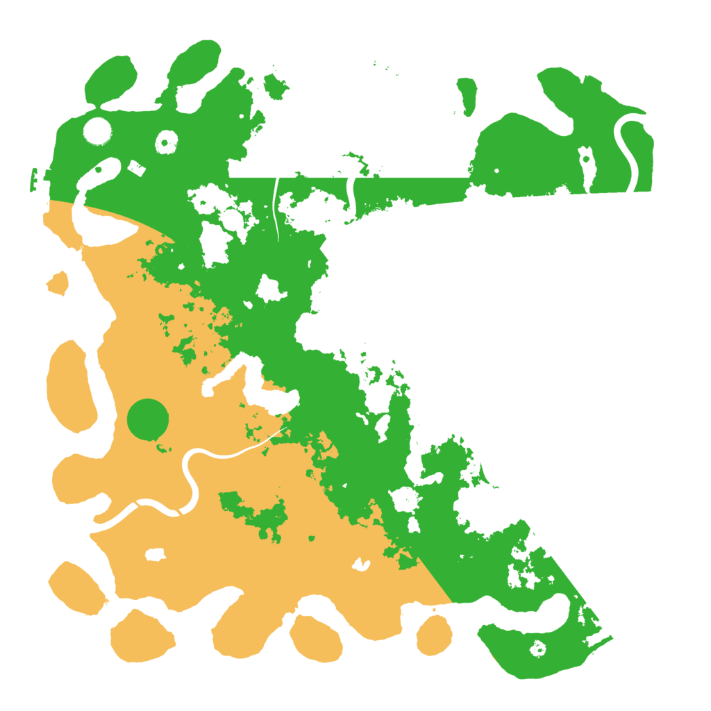 Biome Rust Map: Procedural Map, Size: 4500, Seed: 1746340158