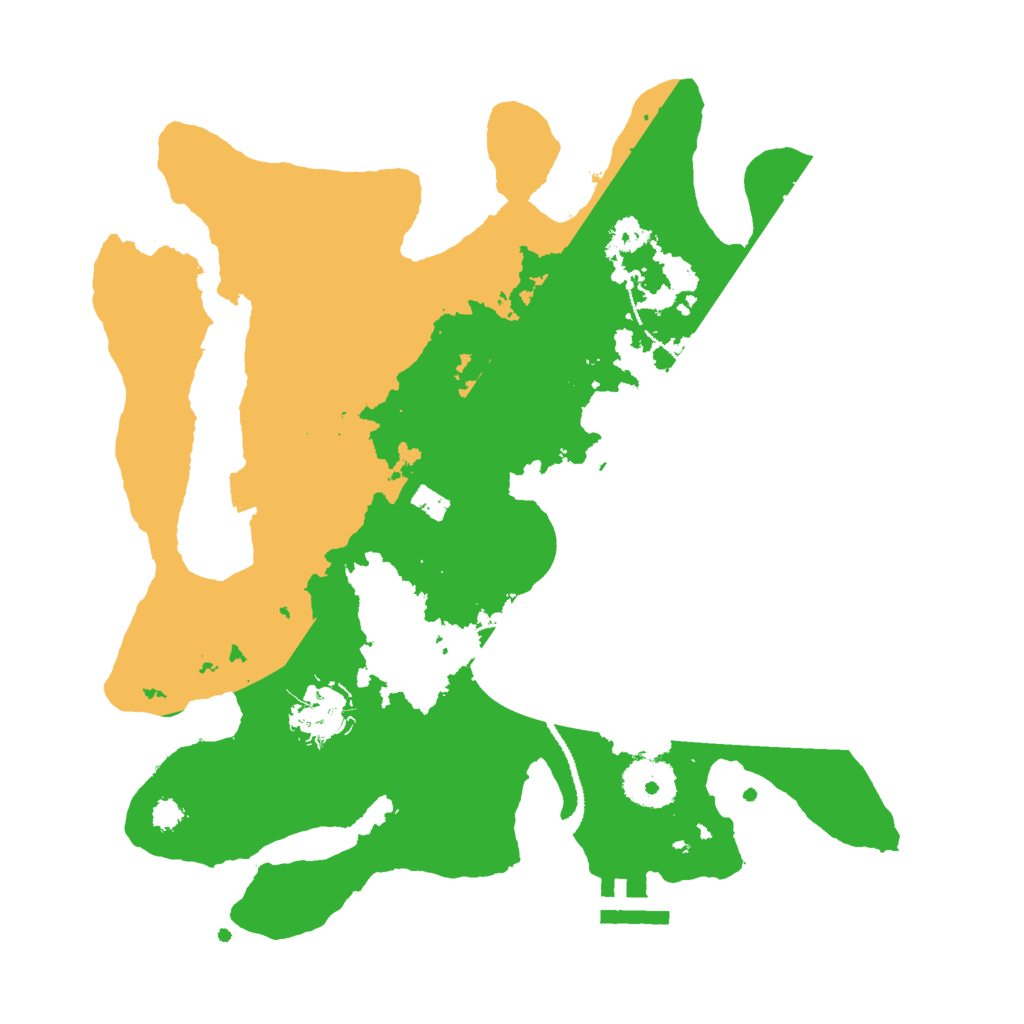 Biome Rust Map: Procedural Map, Size: 3000, Seed: 2681945