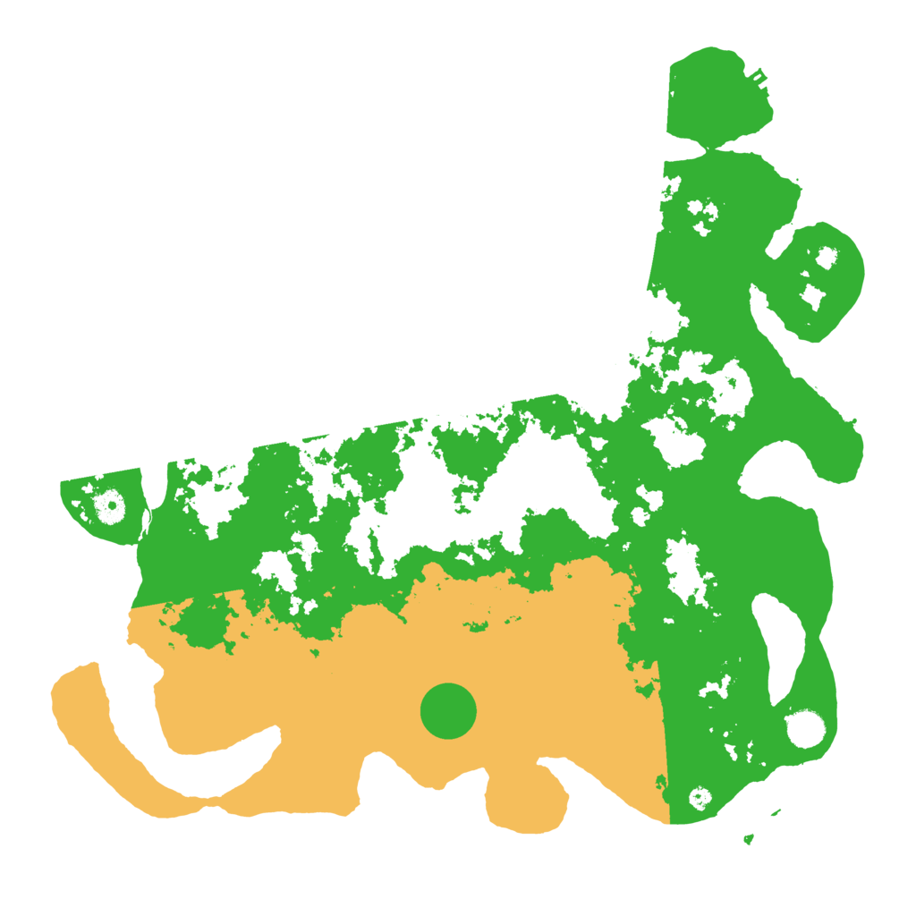 Biome Rust Map: Procedural Map, Size: 4300, Seed: 45