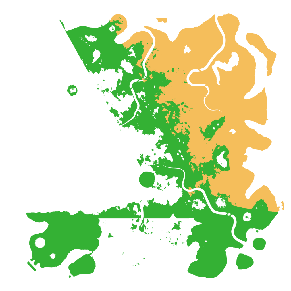Biome Rust Map: Procedural Map, Size: 5000, Seed: 19309842