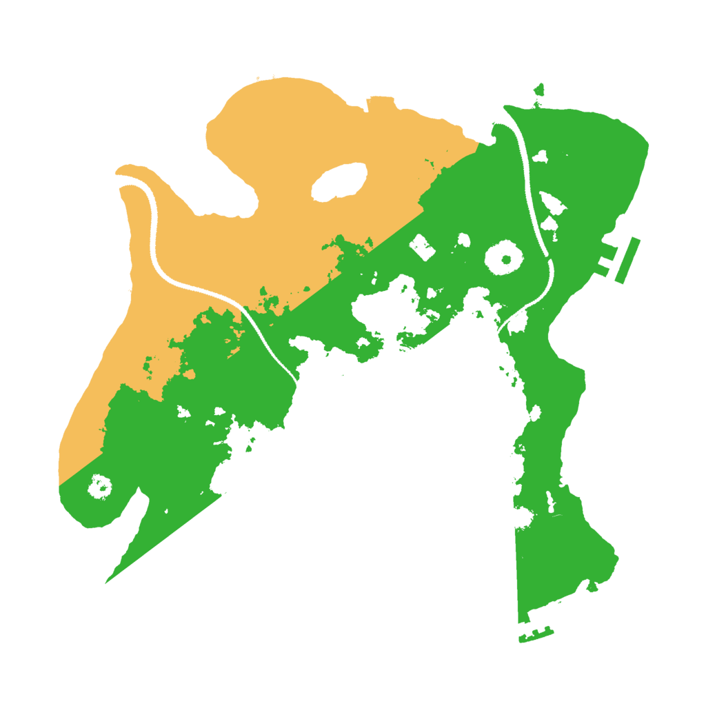 Biome Rust Map: Procedural Map, Size: 3000, Seed: 1191964405