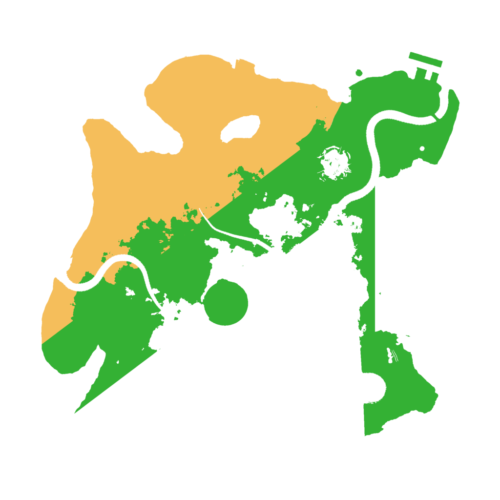 Biome Rust Map: Procedural Map, Size: 3000, Seed: 1191964405