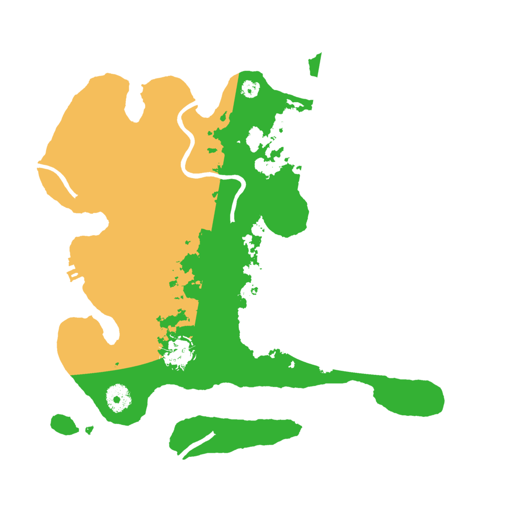 Biome Rust Map: Procedural Map, Size: 3000, Seed: 556411