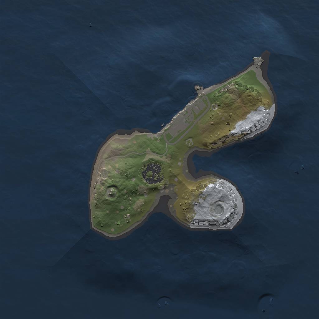 Rust Map: Procedural Map, Size: 1500, Seed: 679021804, 5 Monuments