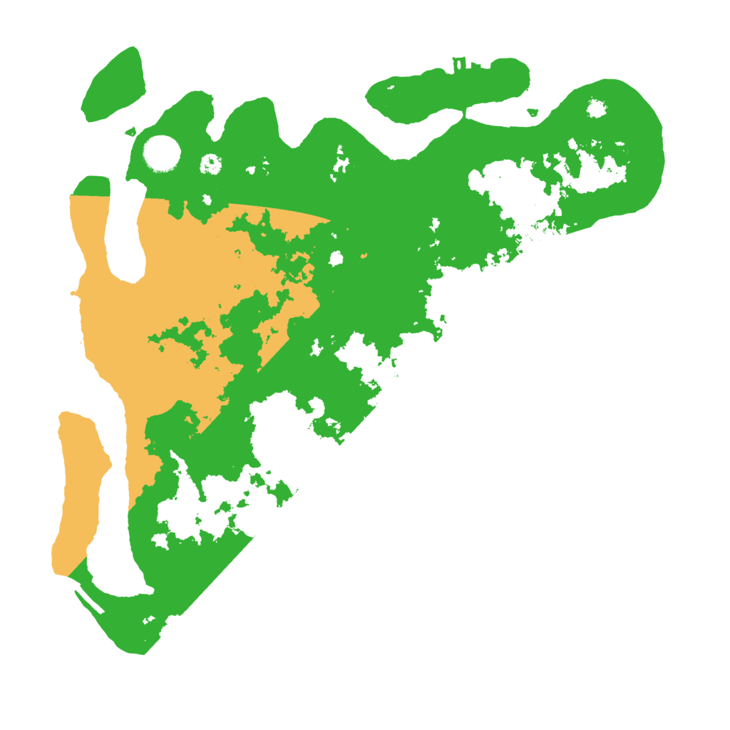 Biome Rust Map: Procedural Map, Size: 3500, Seed: 8569415