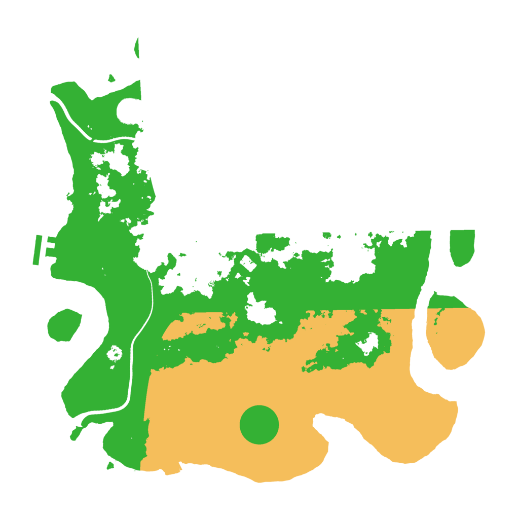 Biome Rust Map: Procedural Map, Size: 3500, Seed: 45498664