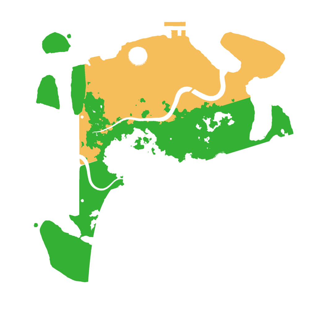 Biome Rust Map: Procedural Map, Size: 3000, Seed: 621761