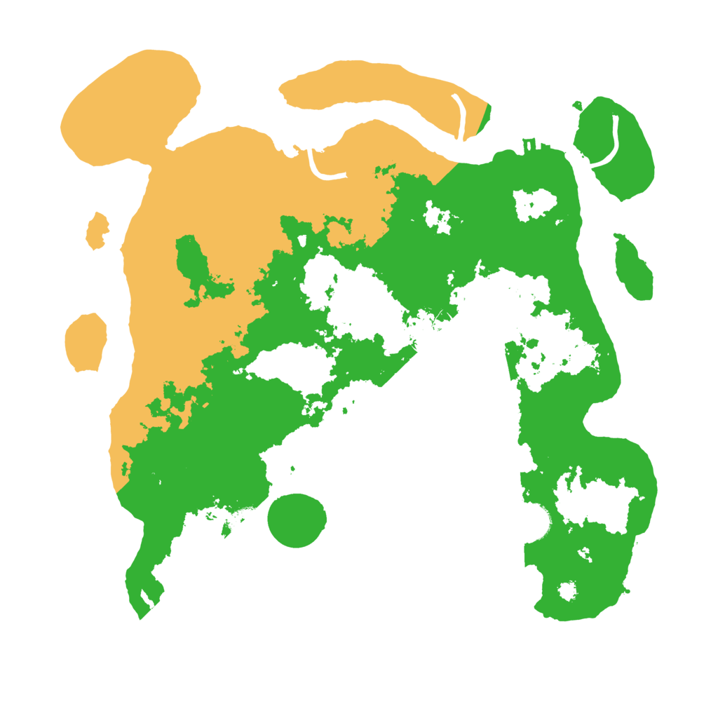 Biome Rust Map: Procedural Map, Size: 3500, Seed: 22029003