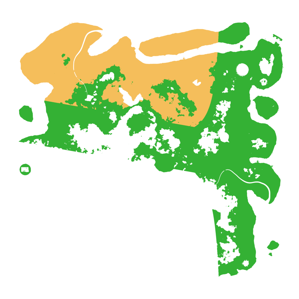 Biome Rust Map: Procedural Map, Size: 4250, Seed: 817804061