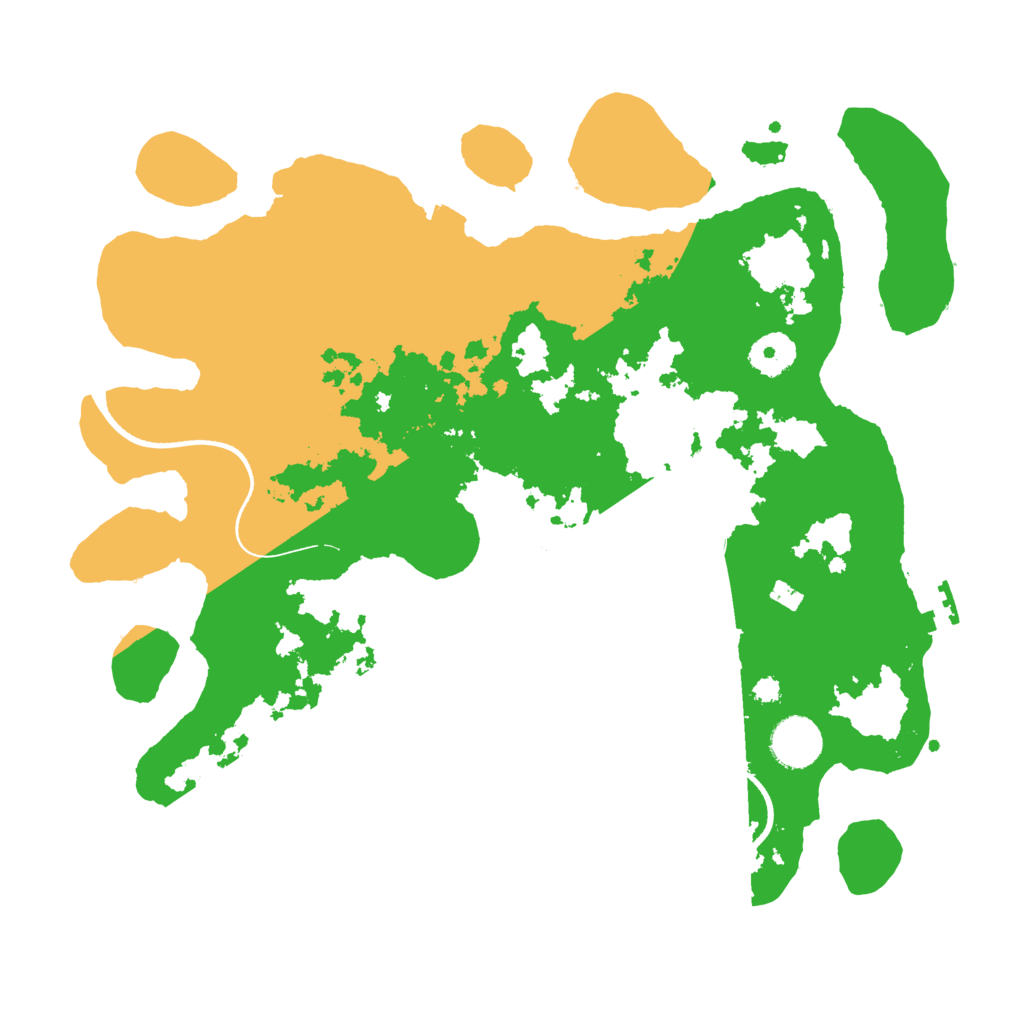 Biome Rust Map: Procedural Map, Size: 3500, Seed: 4627647