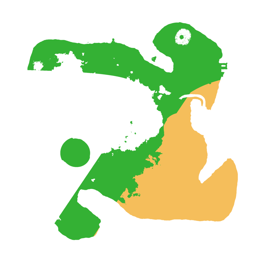 Biome Rust Map: Procedural Map, Size: 2500, Seed: 143465343