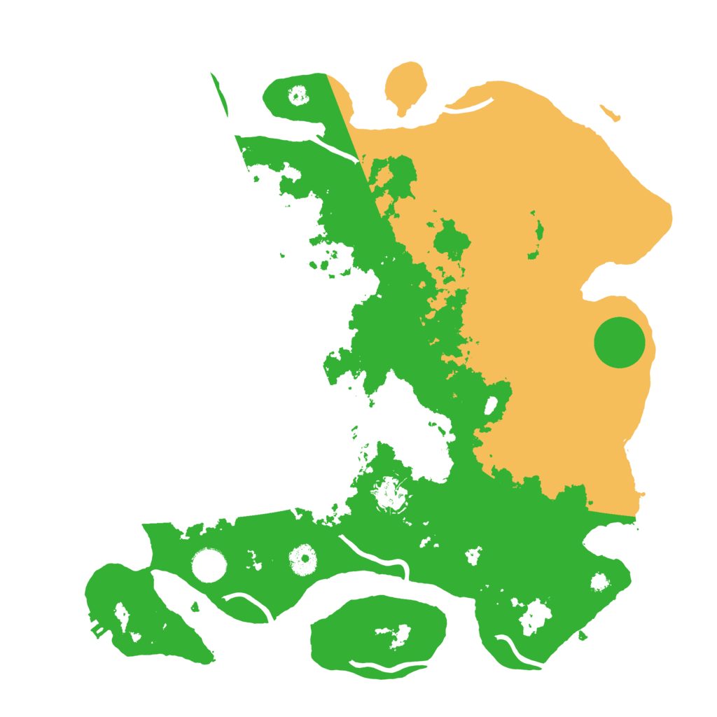 Biome Rust Map: Procedural Map, Size: 3700, Seed: 942565360