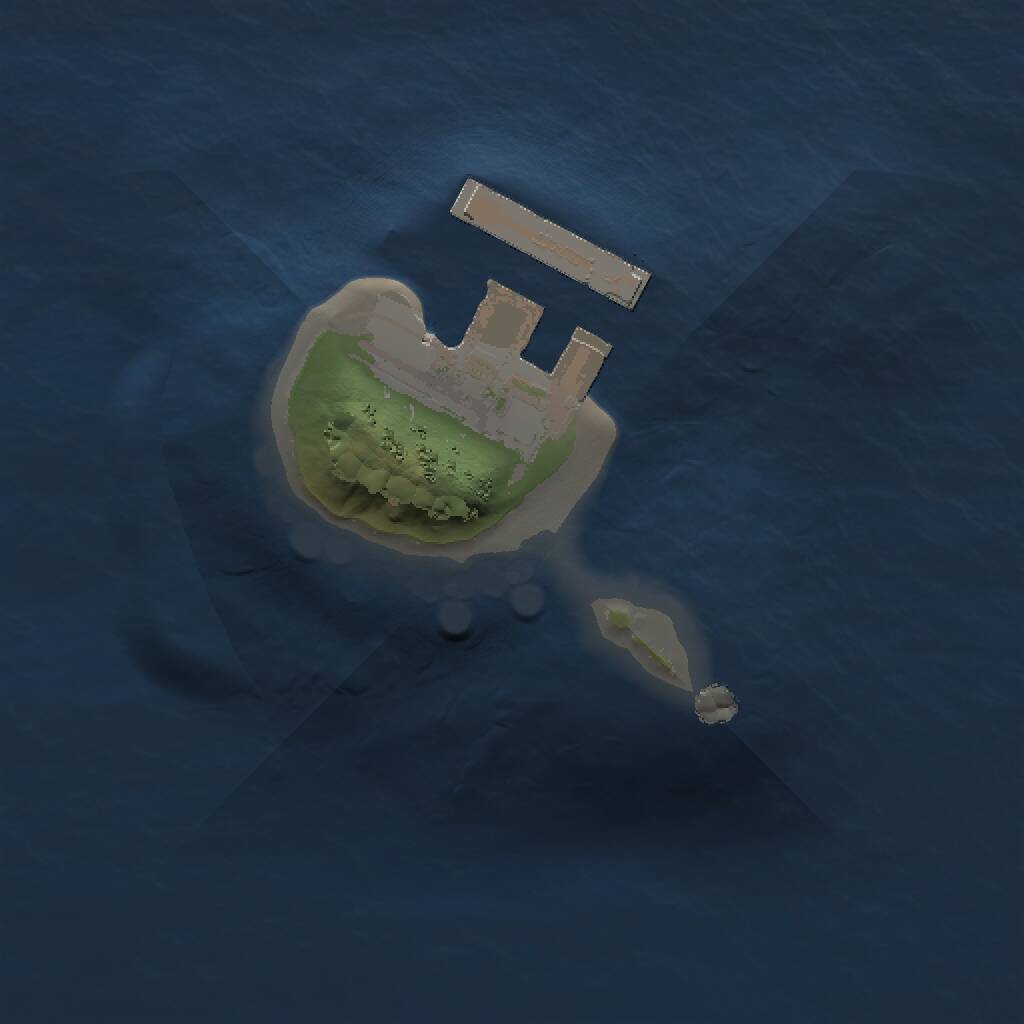 Rust Map: Procedural Map, Size: 1000, Seed: 887599325, 2 Monuments