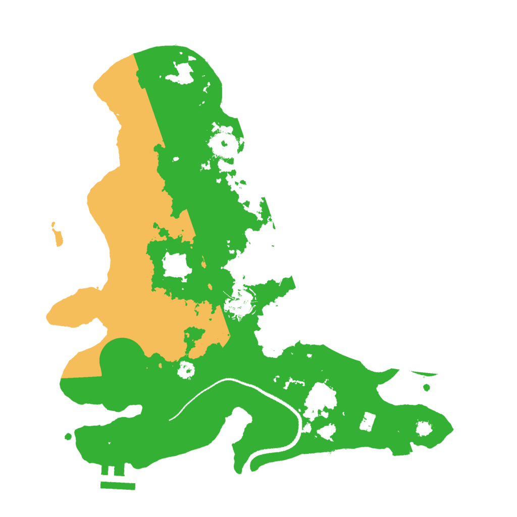 Biome Rust Map: Procedural Map, Size: 3000, Seed: 1418739072