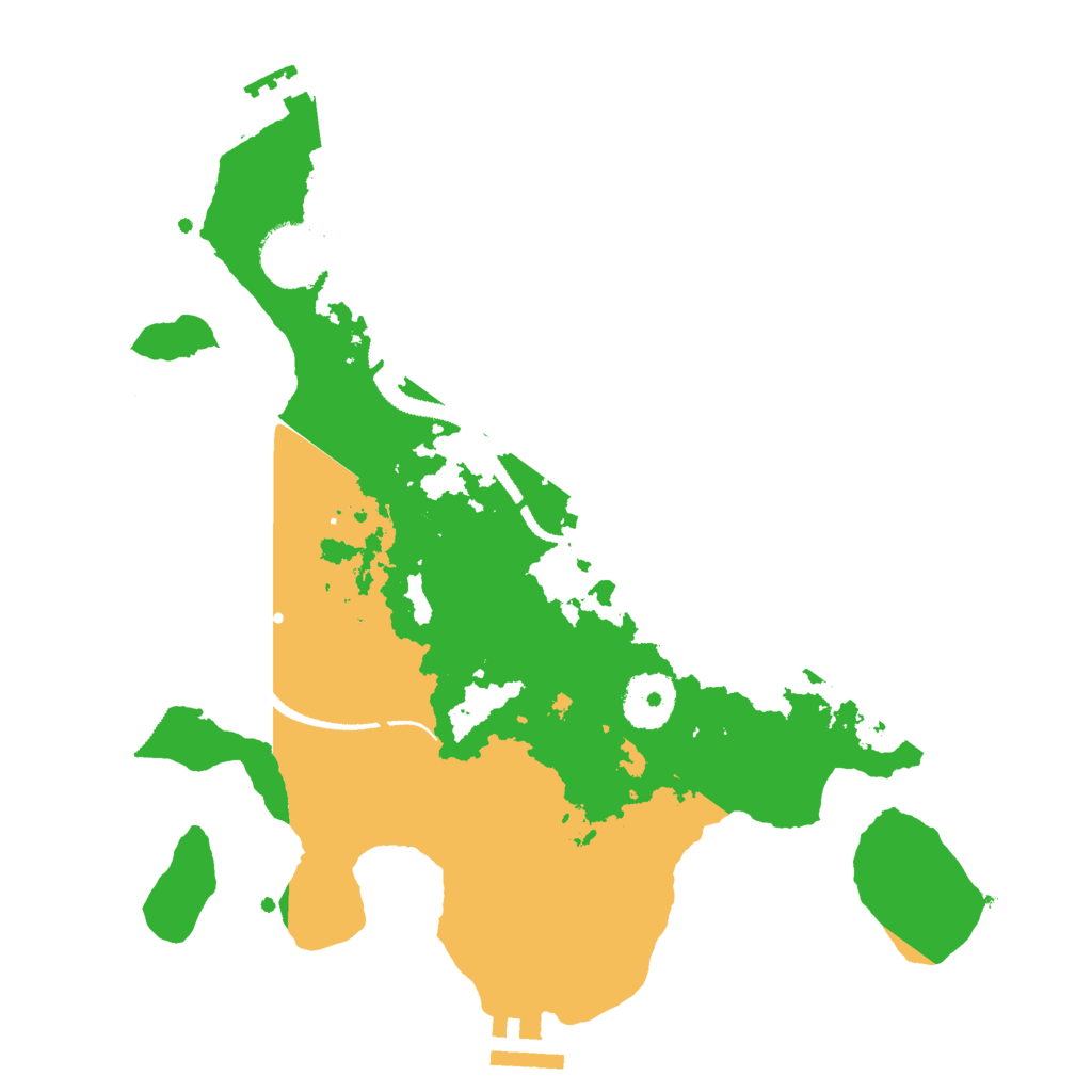 Biome Rust Map: Procedural Map, Size: 3000, Seed: 607441746