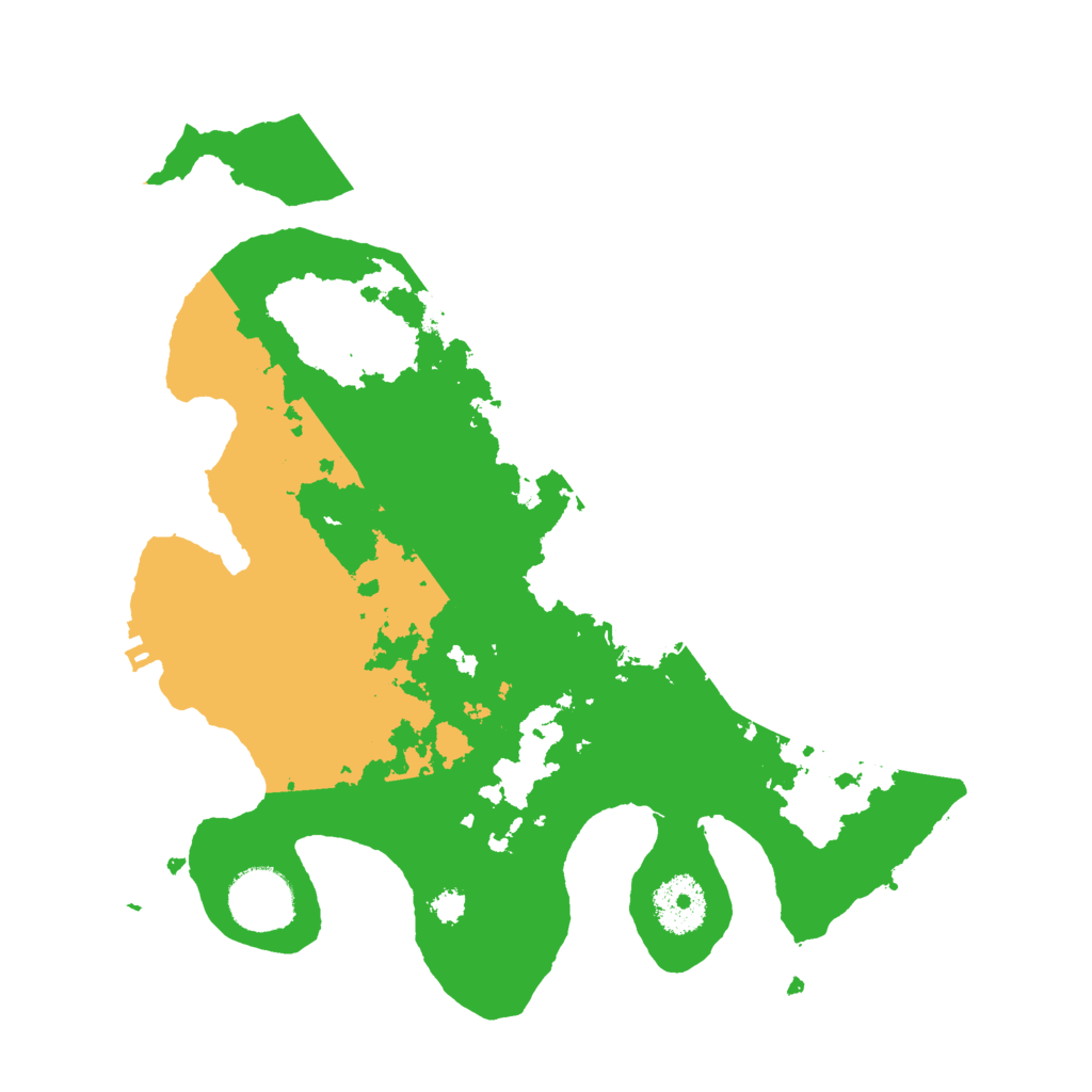 Biome Rust Map: Procedural Map, Size: 3000, Seed: 9340216